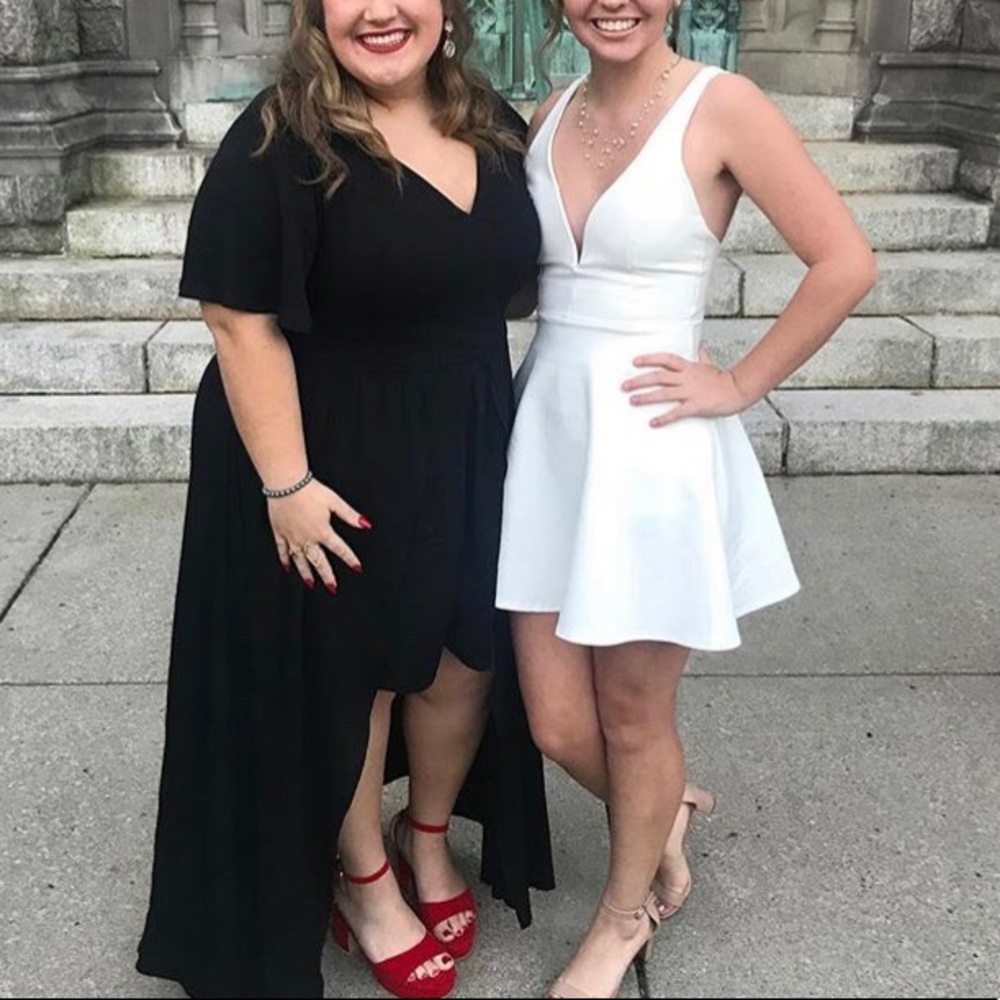 White Lulu homecoming dress